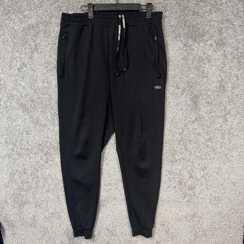 ASOS 4505 Pants Mens Medium 32x30 Black Joggers Stretch Zip Pocket Athletic